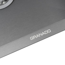 Мийка для кухні Granado Under top L під стільницю 65х43 см нержавіюча сталь S201 black GS09201B