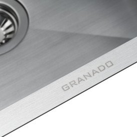 Мойка для кухни Granado Under top L под столешницу 65х43 см нержавеющая сталь S304 GS09304