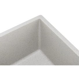 Мийка для кухні Granado Under top Max під стільницю 53,6х43,5 см нанограніт gris 3008