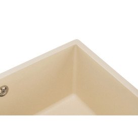 Мойка для кухни Granado Under top Max под столешницу 53,6х43,5 см наногранит ivory 3004