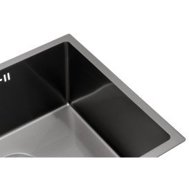 Мийка для кухні Granado Under top Max під стільницю 53х43 см нержавіюча сталь S201 black GS07201B