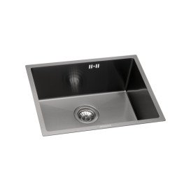 Мийка для кухні Granado Under top Max під стільницю 53х43 см нержавіюча сталь S201 black GS07201B