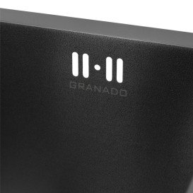 Мойка для кухни Granado Under top Max под столешницу 53х43 см нержавеющая сталь S201 black textures GS07201TB