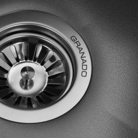 Мойка для кухни Granado Under top Max под столешницу 53х43 см нержавеющая сталь S201 black textures GS07201TB