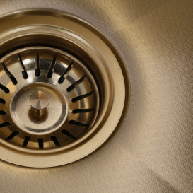 Мийка для кухні Granado Under top Max під стільницю 53х43 см нержавіюча сталь S201 gold honeycomb GS07201GoldH