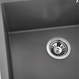 Мойка для кухни Granado Under top Max под столешницу 53х43 см нержавеющая сталь S201 grey textures GS07201GT