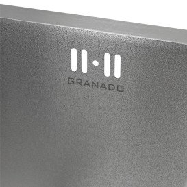 Мийка для кухні Granado Under top Max під стільницю 53х43 см нержавіюча сталь textures GS07201T