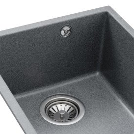 Мойка для кухни Granado Under top Mini под столешницу 38х44 см наногранит графит gr3909