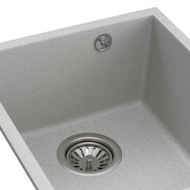 Мойка для кухни Granado Under top Mini под столешницу 38х44 см наногранит gris gr3908