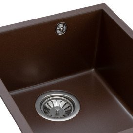 Миття для кухні Granado Under top Mini під стільницю 38х44 см нанограніт marron gr3906