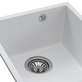 Мойка для кухни Granado Under top Mini под столешницу 38х44 см наногранит white gr3905