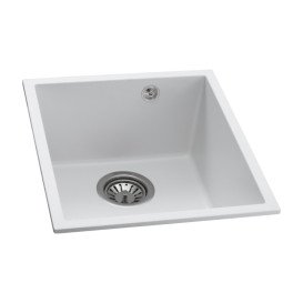 Мойка для кухни Granado Under top Mini под столешницу 38х44 см наногранит white gr3905