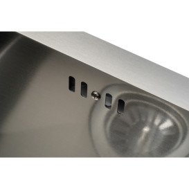 Мийка для кухні Granado Under top Mini під стільницю 45х43 см нержавіюча сталь S201 black GS08201B