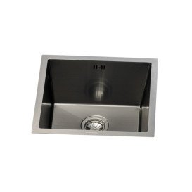 Мийка для кухні Granado Under top Mini під стільницю 45х43 см нержавіюча сталь S201 black GS08201B