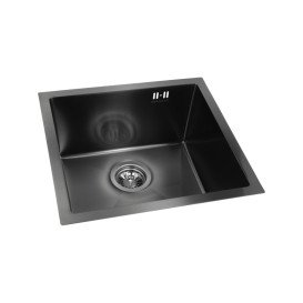 Мийка для кухні Granado Under top Mini під стільницю 45х43 см нержавіюча сталь S201 black honeycomb GS08201BH