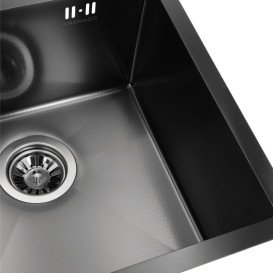 Мийка для кухні Granado Under top Mini під стільницю 45х43 см нержавіюча сталь S201 black honeycomb GS08201BH