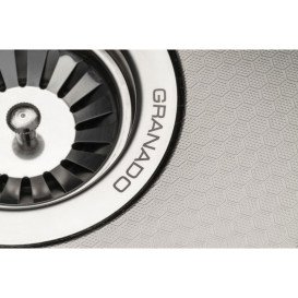 Мийка для кухні Granado Under top Mini під стільницю 45х43 см нержавіюча сталь S201 black honeycomb GS08201BH