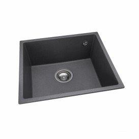 Мойка для кухни Granado Under top под столешницу 45,7х40,6 см наногранит grafito 1909