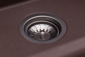 Мийка для кухні Granado Under top під стільницю 45,7х40,6 см нанограніт marron 1906