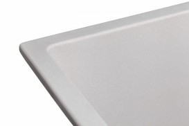 Мийка для кухні Granado Under top під стільницю 45,7х40,6 см нанограніт white 1905