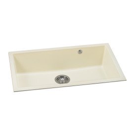 Мийка для кухні Granado Under top XL під стільницю 75,2х46 см нанограніт ivory gr3704