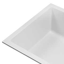 Мойка для кухни Granado Under top XL под столешницу 75,2х46 см наногранит white gr3705