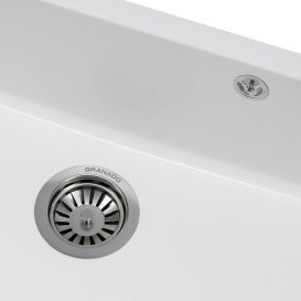 Мойка для кухни Granado Under top XL под столешницу 75,2х46 см наногранит white gr3705
