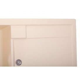 Мийка для кухні Granado Valencia врізна 77,5х49,5 см нанограніт ivory 0704