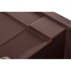 Мийка для кухні Granado Valencia врізна 77,5х49,5 см нанограніт marron 0706