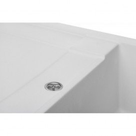 Мийка для кухні Granado Valencia врізна 77,5х49,5 см нанограніт white 0705