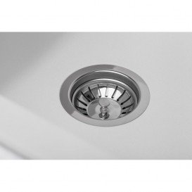 Мийка для кухні Granado Valencia врізна 77,5х49,5 см нанограніт white 0705