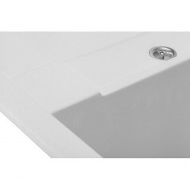 Мийка для кухні Granado Valencia врізна 77,5х49,5 см нанограніт white 0705