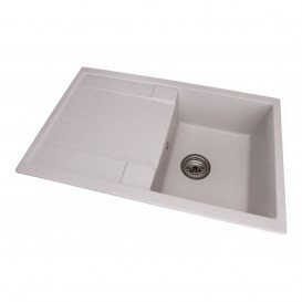 Мойка для кухни Granado Vigo врезная 77,5х49,5 см наногранит gris 1408