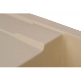 Мийка для кухні Granado Vigo врізна 77,5х49,5 см нанограніт ivory 1404