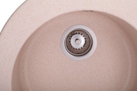 Мийка для кухні Granado Vitoria кругла Ø50,6 см нанограніт avena 0102