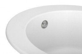 Мийка для кухні Granado Vitoria кругла Ø50,6 см нанограніт white 0105