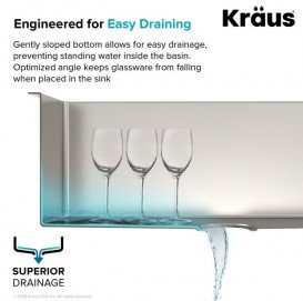 Мойка для кухни Kraus Standart Pro под столешницу 66х45,7 см нержавеющая сталь KHU100-26