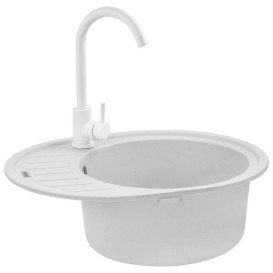 Мойка для кухни Kroner KompositGRA-6250 61х49,5 см искусственный камень серый CV027415