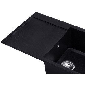 Мойка для кухни Kroner KompositSCH-7850 78х50 см искусственный камень черный CV031067