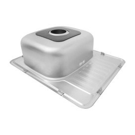 Мойка для кухни Kroner KRP Dekor-584808180 58х48 см нержавеющая сталь CV022776