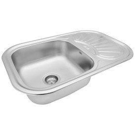 Мойка для кухни Kroner KRP Dekor-754908180 75х49 см нержавеющая сталь CV022781