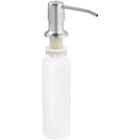 Мойка для кухни Kroner KRP Derby-5050HM Brush 50х50 см со смесителем и дозатором нержавеющая сталь CVS30137