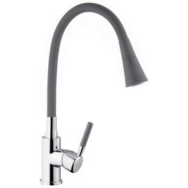 Мойка для кухни Kroner KRP Derby-5050HM Brush 50х50 см со смесителем и дозатором нержавеющая сталь CVS30137