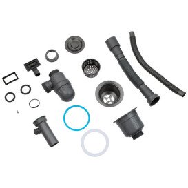 Мийка для кухні Kroner KRP Derby KD5050HM 50х50 см нержавіюча сталь чорний PVD CV027240