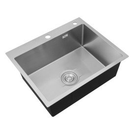 Мойка для кухни Kroner KRP Derby KDBrush6050HM 60х50 см нержавеющая сталь CV027237