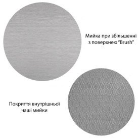 Мойка для кухни Kroner KRP Derby KDBrush6050HM 60х50 см нержавеющая сталь CV027237