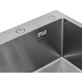 Мийка для кухні Kroner KRP Gebürstet-5050HM 60х50 см із змішувачем та дозатором нержавіюча сталь CVS30111