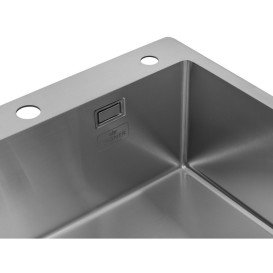 Мийка для кухні Kroner KRP Gebürstet-6050HM 60х50 см із змішувачем та дозатором нержавіюча сталь CVS29845