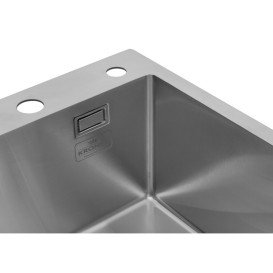 Мийка для кухні Kroner KRP Geburstet-4050HM 40х50 см з дозатором та сушаркою нержавіюча сталь CV029164