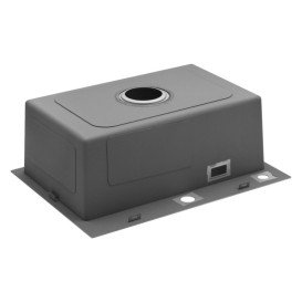 Мийка для кухні Kroner KRP Geburstet-5843HM ​​58х43 см з дозатором та сушаркою нержавіюча сталь CV022801